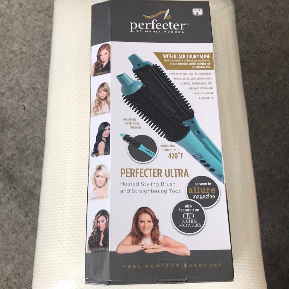 Brand New Perfecter Ultra Straighten&Curl w/one